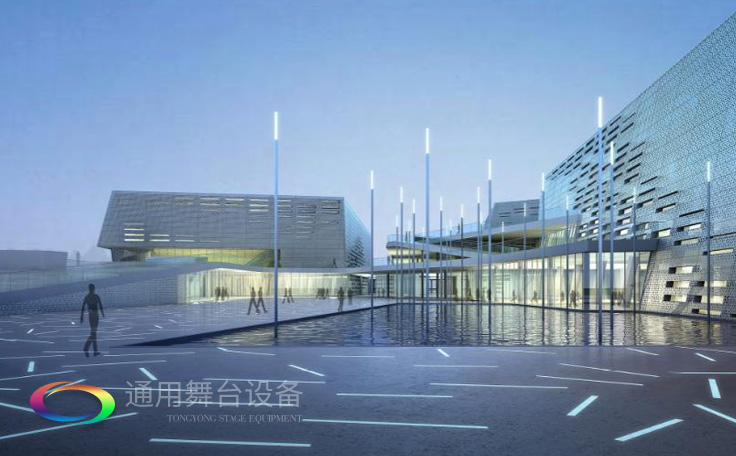 舞臺阻燃幕布通用舞臺扛起建設(shè)單位責任，加強檢查監(jiān)管，落實“3個100%”要求！東莞市工人文化宮工人電影院改造工程順利完工