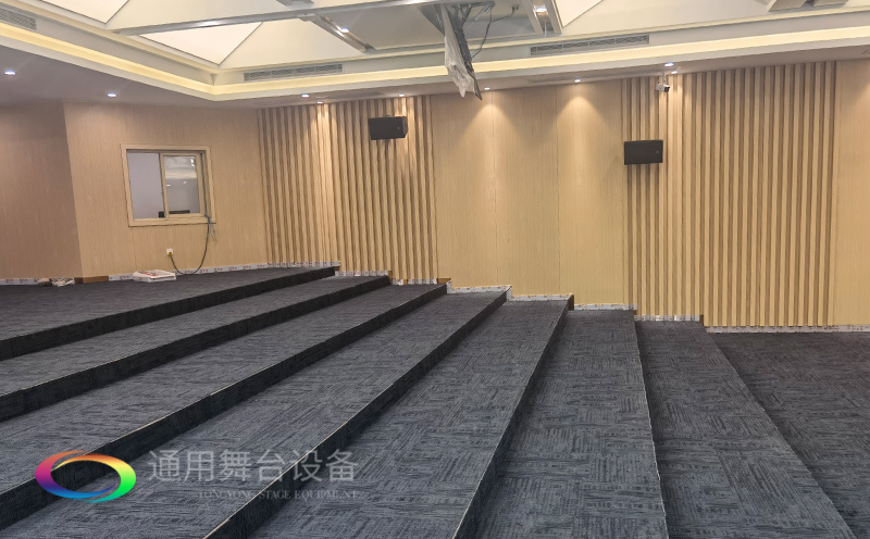淮安開明實驗學校報告廳、舞臺機械吊桿、鋼性防火幕項目